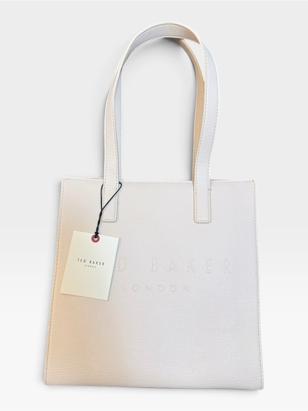 Ted Baker NWT Small Blush Leather Tote with Subtle Embossed Logo